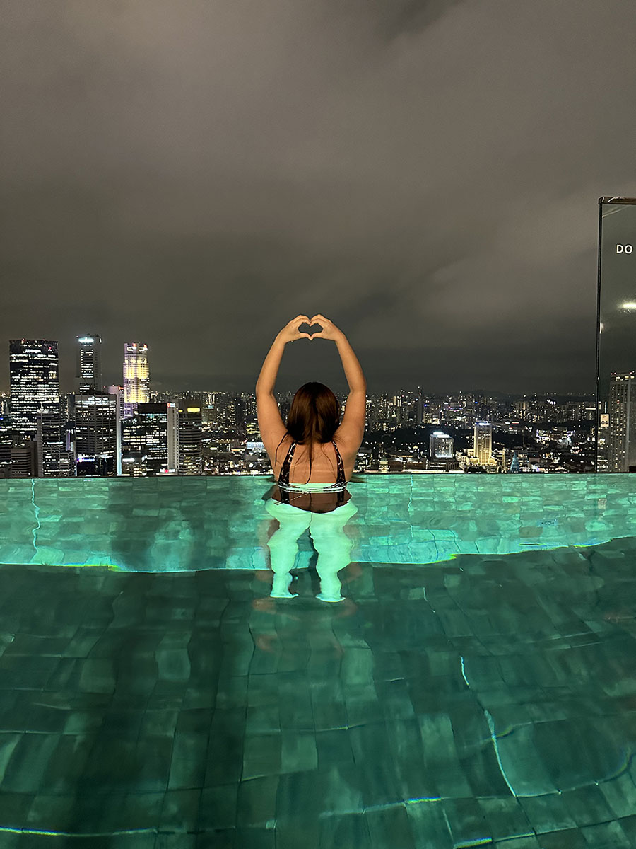 Marina Bay Sands Skypark Infinity Pool