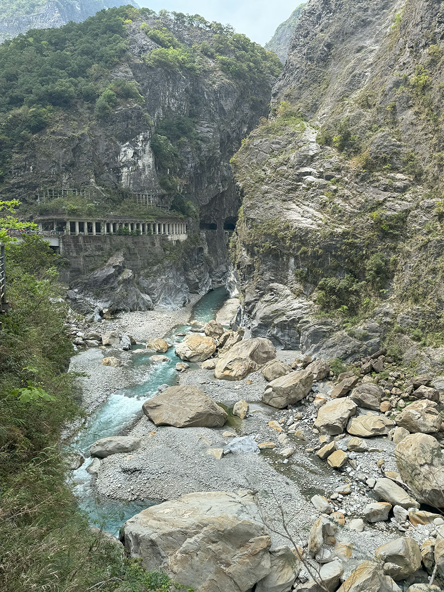 The view from Swallow Trail in Taroko Gorge